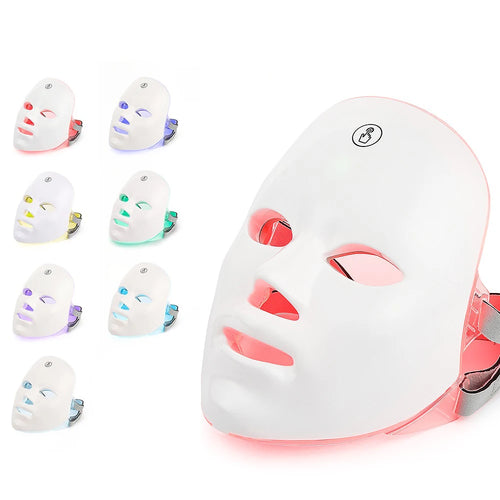 7 Colors Led Skin Firming Facial Mask